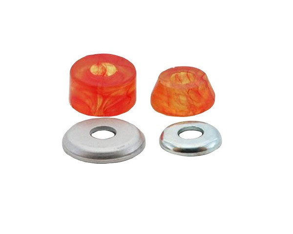 Tracker Superball Orange Swirl Skateboard Bushings Tracker Superball Orange Swirl Skateboard Bushings