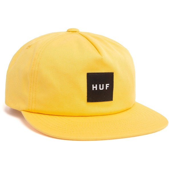 HUF Essentials Unstructured Box Snapback Golden Spice HUF Essentials Unstructured Box Snapback Golden Spice