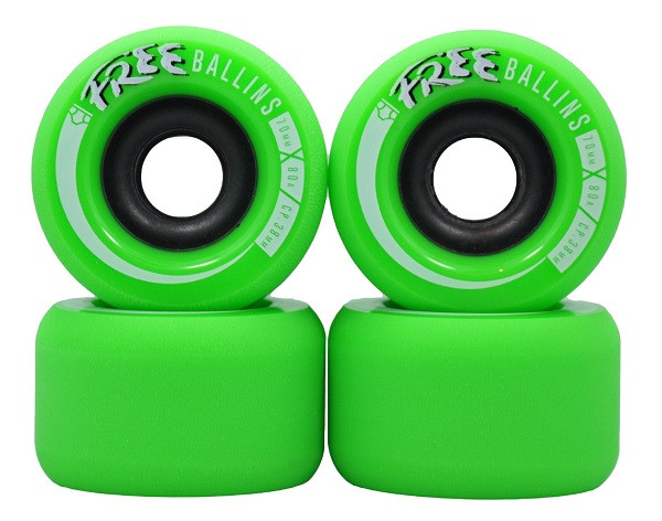 Free Wheel Ballins Longboard Wheels