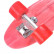 Union Smoke Red 27" Plastic Cruiser
