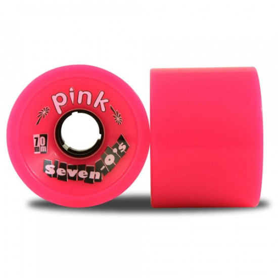 Abec11 Pink Seven-O's 70mm Longboard Wheels Abec11 Pink Seven-O's 70mm Longboard Wheels