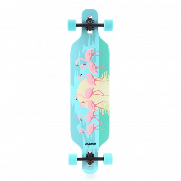 Madrid Trance 40" Flamingos Longboard Complete Madrid Trance 40" Flamingos Longboard Complete