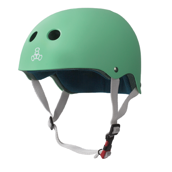 Triple Eight Mint Rubber Helmet