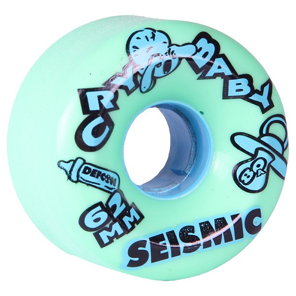 Seismic Cry Baby 62mm Longboard Wheels Seismic Cry Baby 62mm Longboard Wheels