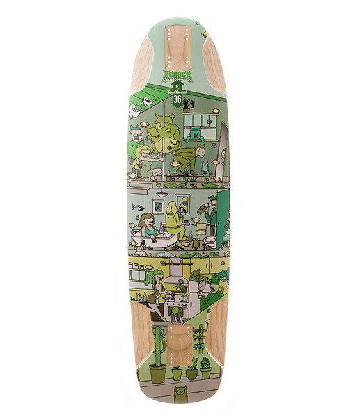 Kebbek TopMount 36" Longboard Deck