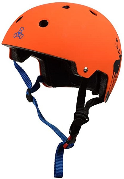 Triple Eight Brainsaver Orange Rubber Helmet Triple Eight Brainsaver Orange Rubber Helmet