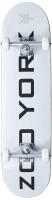 Zoo York Logo Block White 7'75 Skateboard Complete