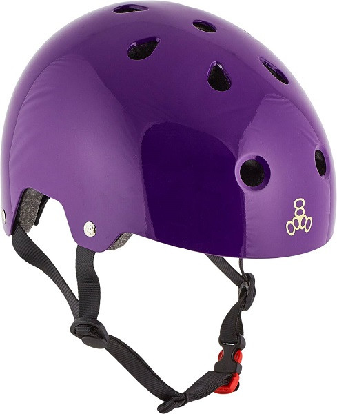 Triple Eight Brainsaver Purple Glossy Helmet Triple Eight Brainsaver Purple Glossy Helmet