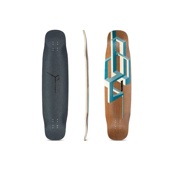 Loaded Basalt Tesseract Dark Blue Longboard Deck