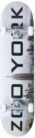 Zoo York Logo Block Fog 7'75" Skateboard Complete