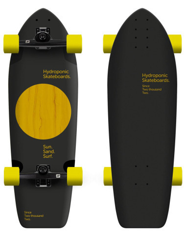 Surfskate Hydroponic SQUARE 31,5" Lunar Black/Yellow Surfskate Hydroponic SQUARE 31,5" Lunar Black/Yellow