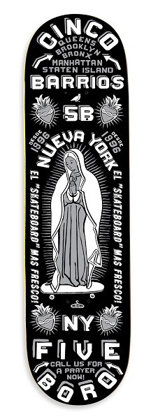 5boro Cinco Barrios Black Deck 8,25"