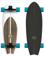 Surfskate Hydroponic FISH 31,5'' Classic 2.0 White/Brown