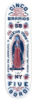 5boro Cinco Barrios White Deck 8"