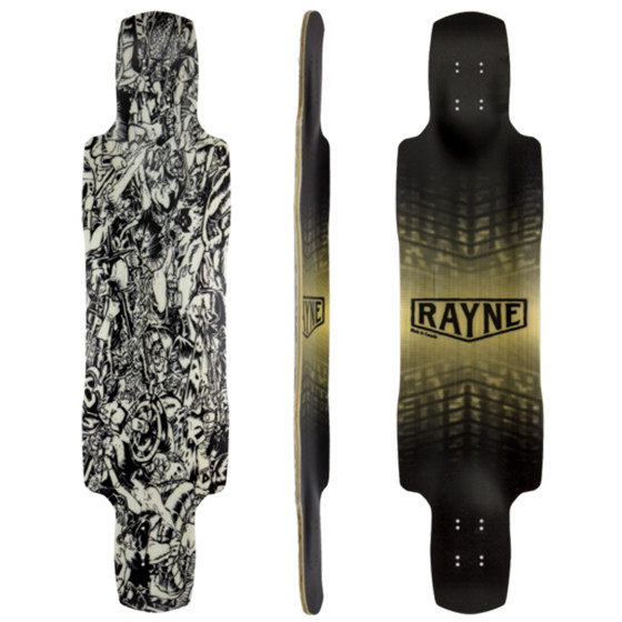 Rayne Rival Comic 40" Longboard Deck