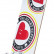Heart Supply Logo Orbit White Longboard Complete