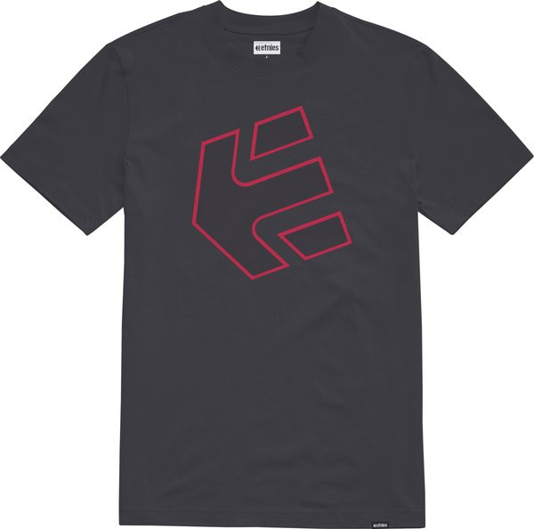 etnies Crank SS Black/Red Tee