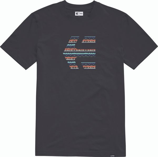 etnies Icon Print Black/Blue T-Shirt