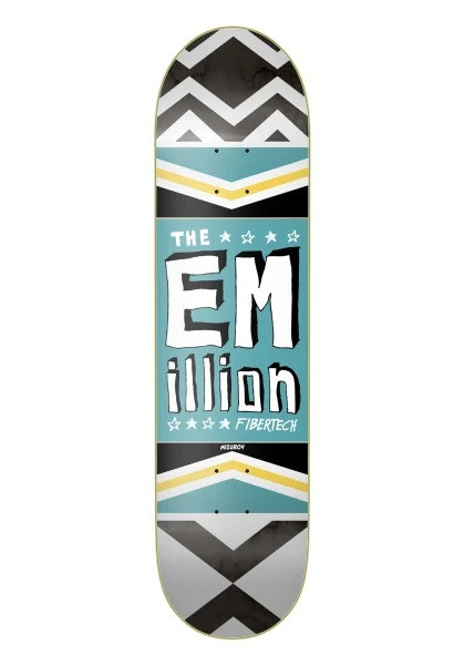 EMillion Fibertech Exodus Pro Mizurov 8" Skateboard Deck