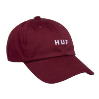 HUF Essentials OG Logo CМ 6 Panel Bloodstone